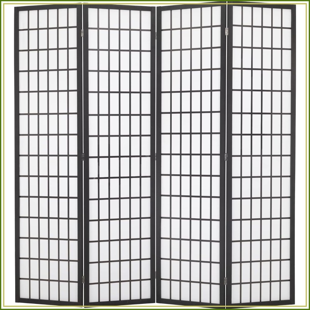 Shoji Screen Divider - ฉากกั้นห้องโชจิ 4 แผง สูง 6 ฟุต