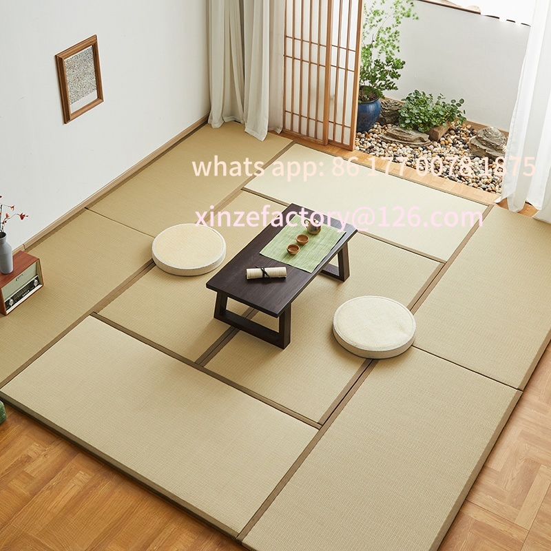 Tatami Mat Rush - เสื่อทาทามิแบบดั้งเดิมที่ปรับแต่งได้ ทำจากฟางสาน ใช้ปูพื้นสำหรับนอน เสื่อสำหรับยูโด เสื่อสำหรับห้องนอน