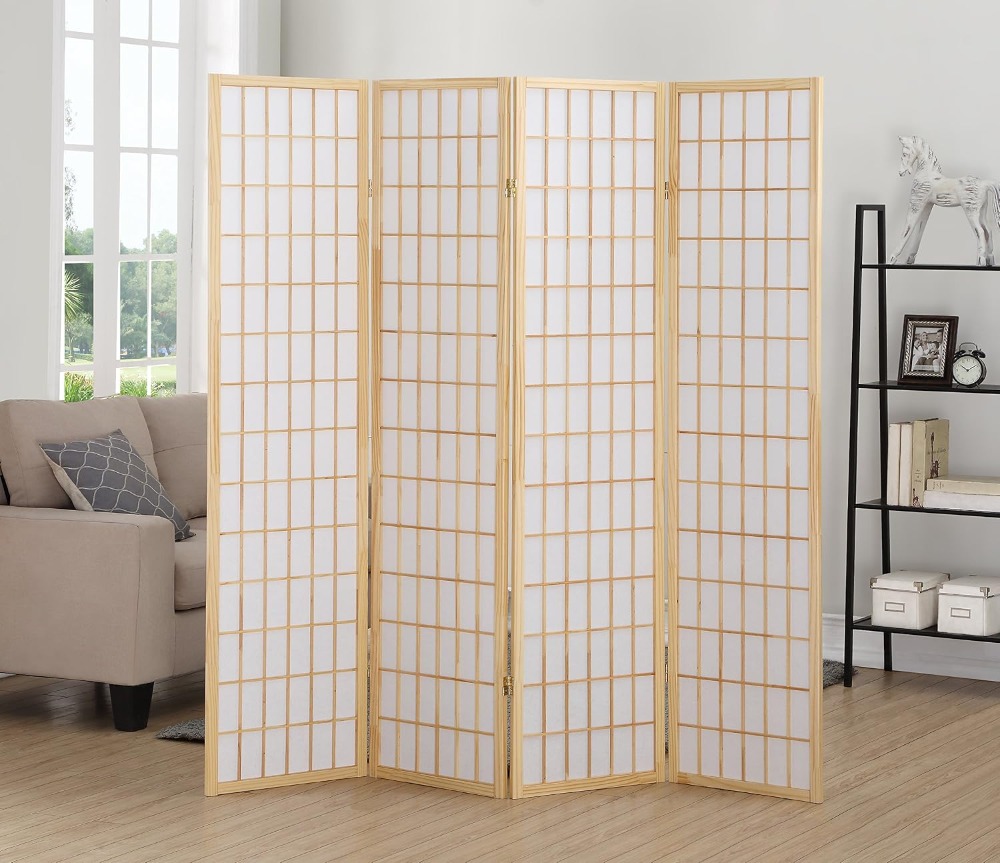 ฉากกั้นห้องโอเรียนทัลโชจิ 4 แผ - Shoji Screen Divider บทวิจารณ์และราคา