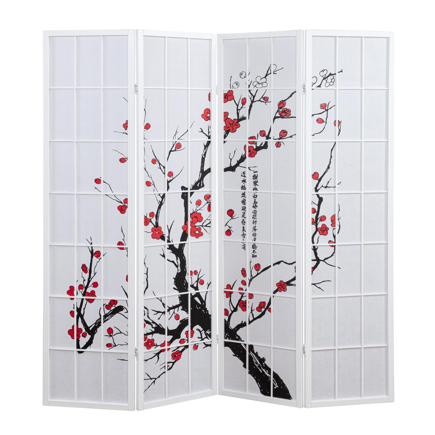 ฉากกั้นห้องแบบพับได้สไตล์ญี่ปุ - Shoji Screen Divider บทวิจารณ์และราคา