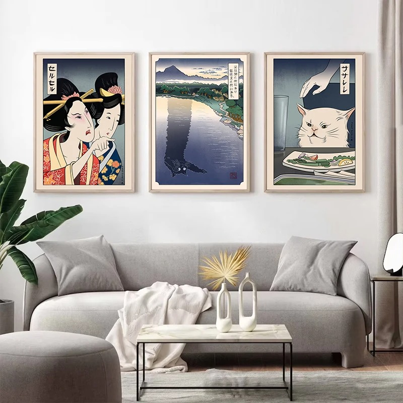 ญี่ปุ่น Ukiyoe สไตล์โปสเตอร์พิ - Japanese Women Lifestyle บทวิจารณ์และราคา