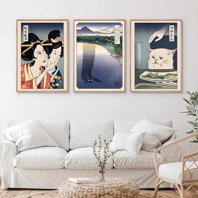 ญี่ปุ่น Ukiyoe สไตล์โปสเตอร์พิ - Japanese Women Lifestyle บทวิจารณ์และราคา